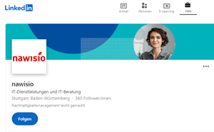 Folgen Sie uns auf LinkedIn